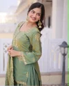 KF 3111 Kalaai Vichitra Silk Embroidery Sharara Suits
